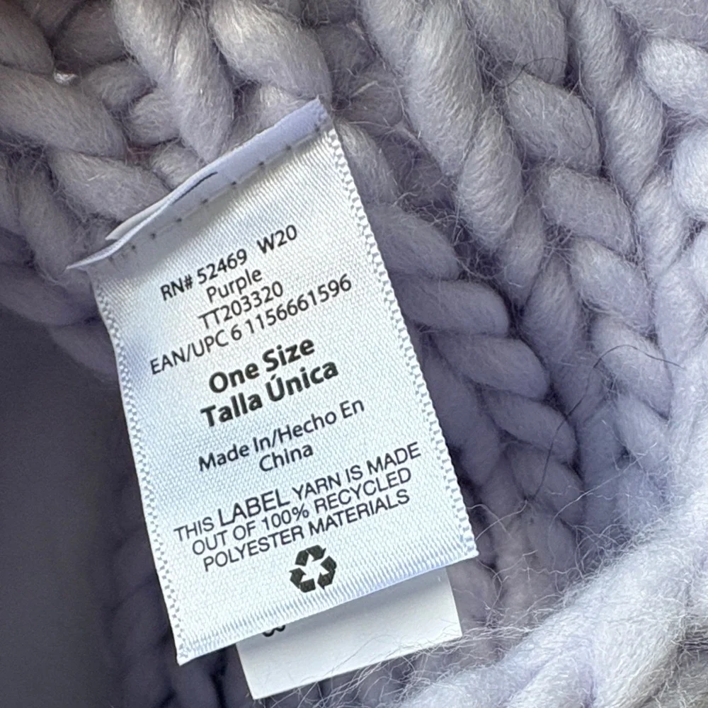 Chunky Knit Headband in Light Gray
